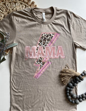 Load image into Gallery viewer, MAMA Leopard Lightening Tee
