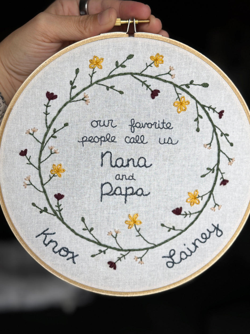 Floral Circle Design